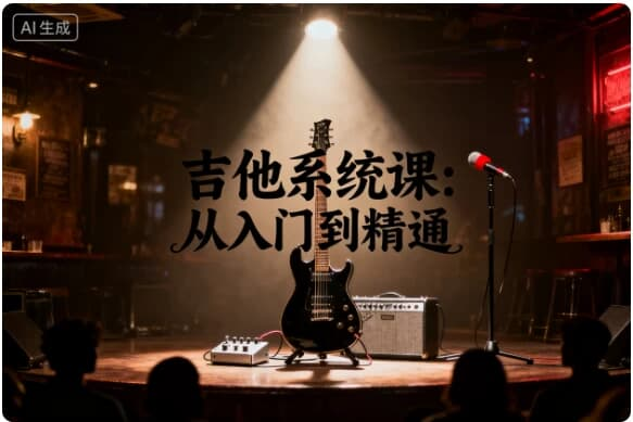 吉他系统课 从入门到精通